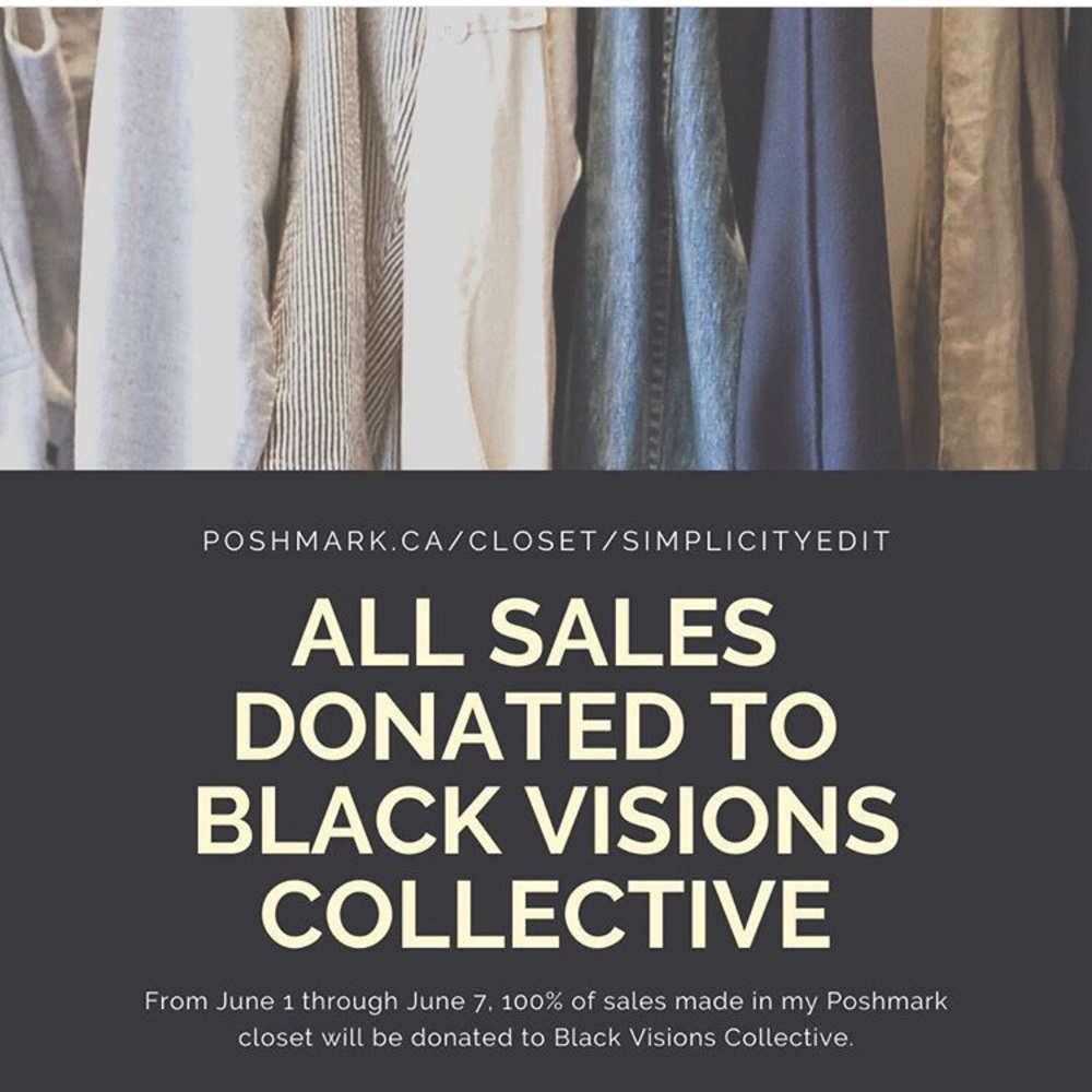 ALL SALES TO BENEFIT BLACK VISIONS COLLECTIVE